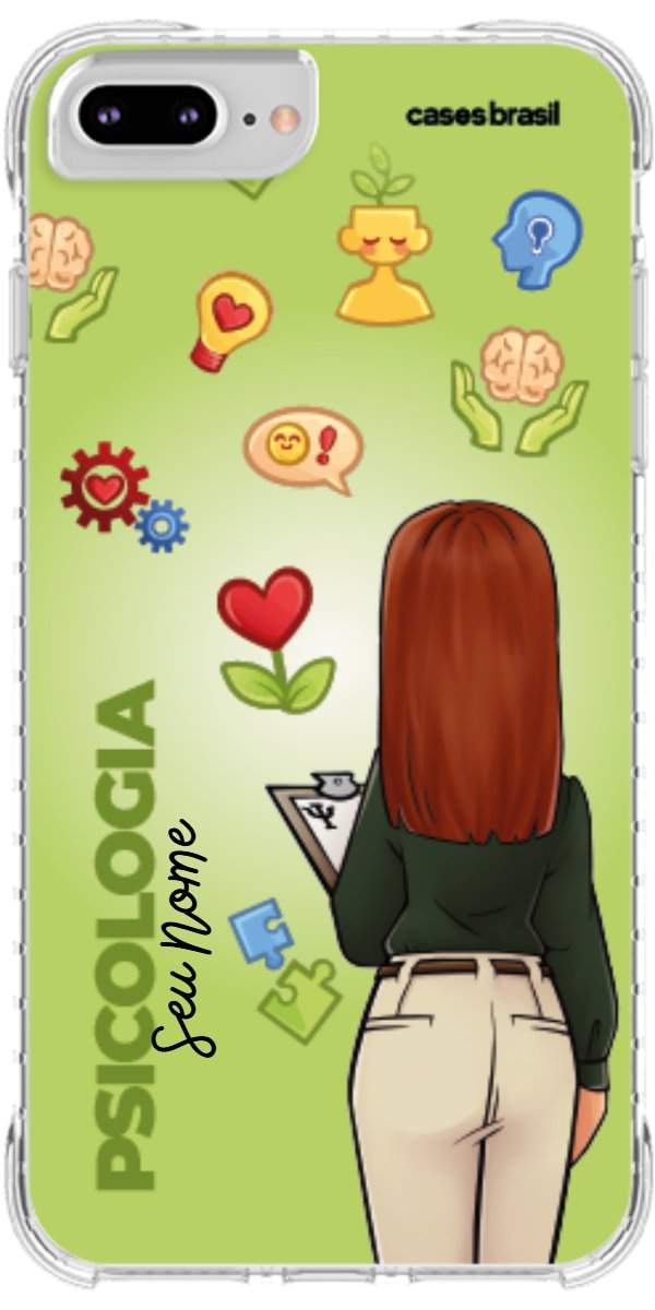 Capinha para celular Psicologia - Boneca Profissão Com Fundo