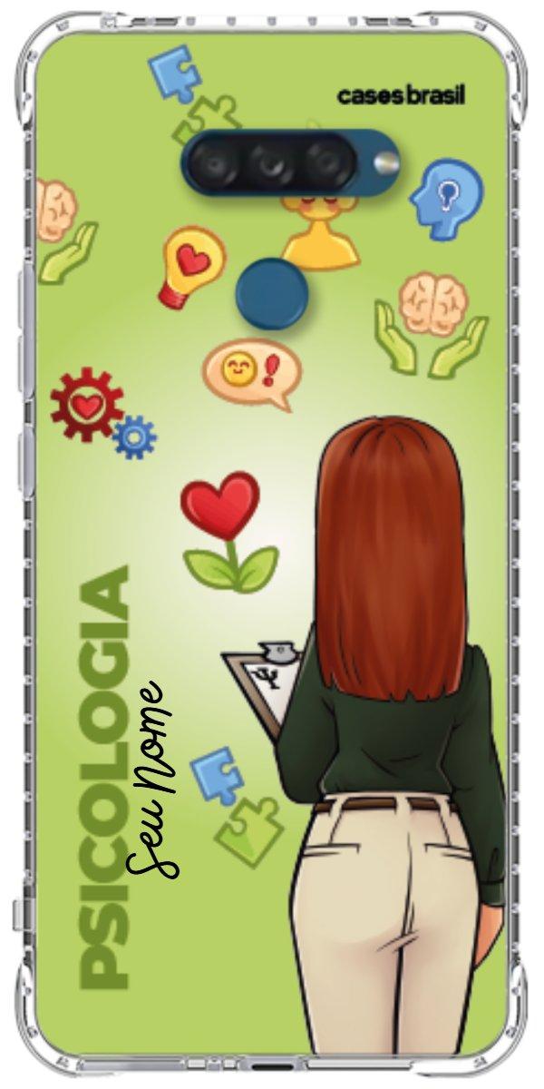 Capinha para celular Psicologia - Boneca Profissão Com Fundo