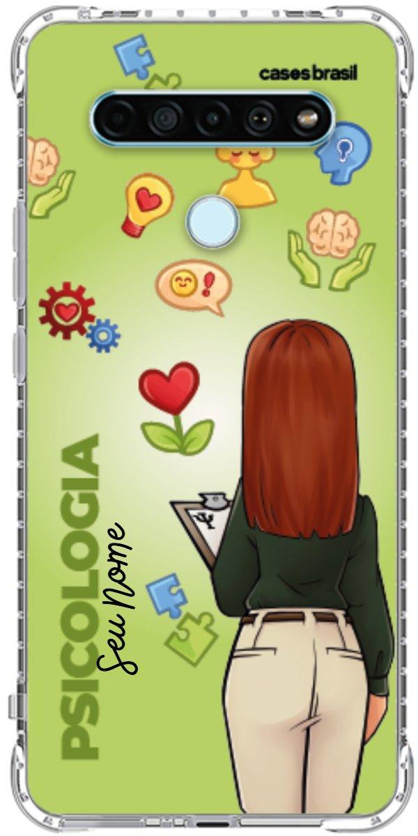 Capinha para celular Psicologia - Boneca Profissão Com Fundo