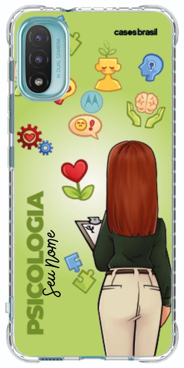 Capinha para celular Psicologia - Boneca Profissão Com Fundo