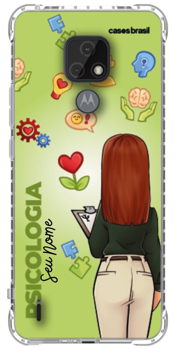 Capinha para celular Psicologia - Boneca Profissão Com Fundo