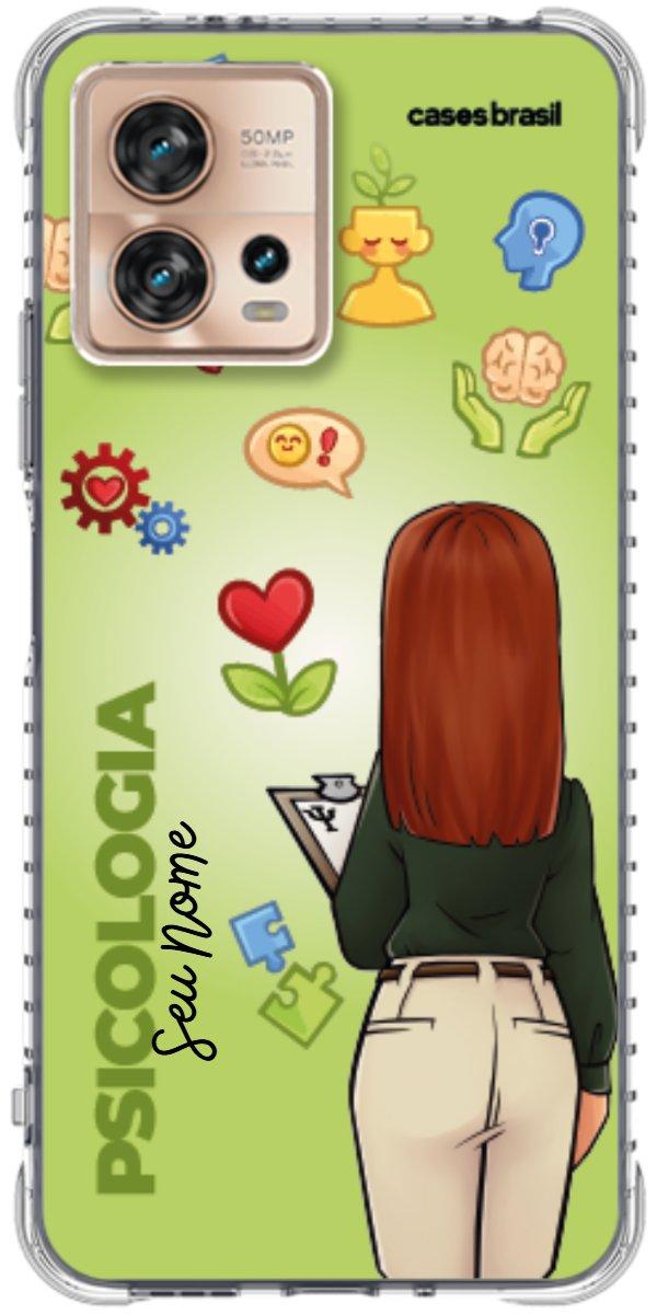 Capinha para celular Psicologia - Boneca Profissão Com Fundo