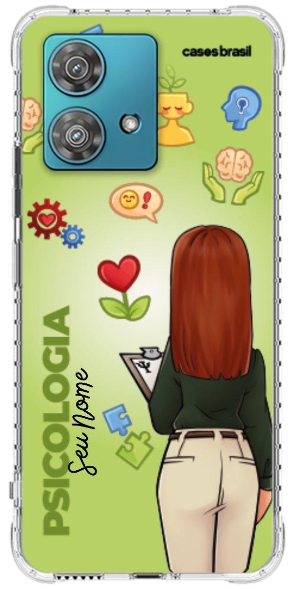Capinha para celular Psicologia - Boneca Profissão Com Fundo