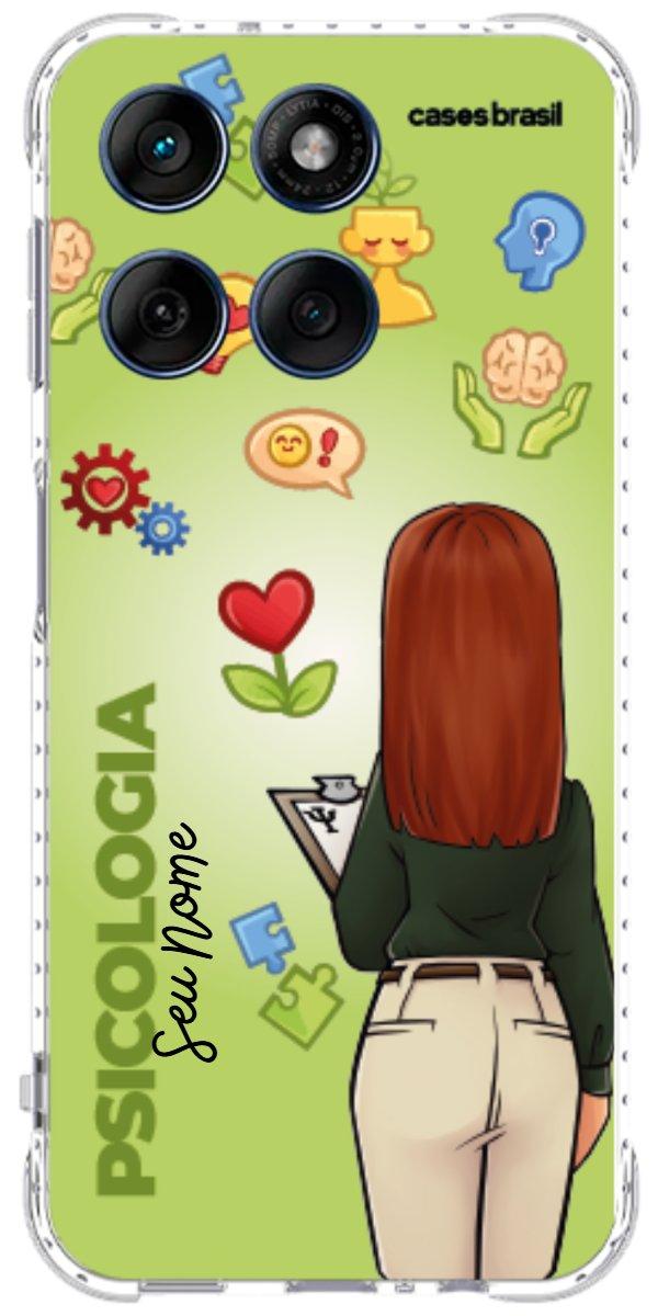 Capinha para celular Psicologia - Boneca Profissão Com Fundo