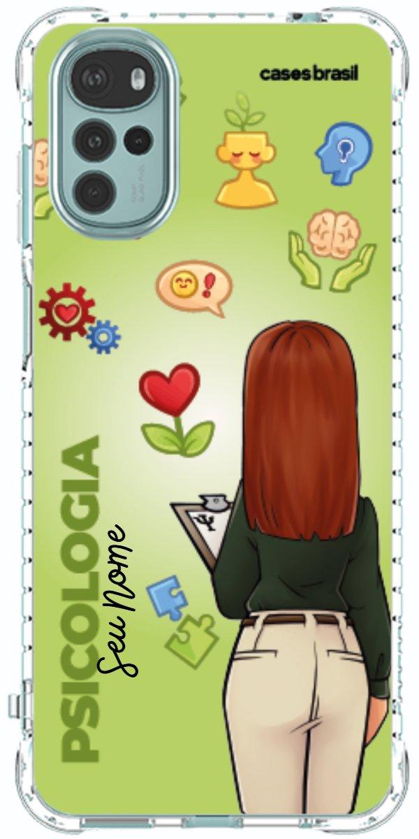 Capinha para celular Psicologia - Boneca Profissão Com Fundo