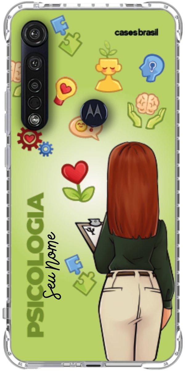 Capinha para celular Psicologia - Boneca Profissão Com Fundo