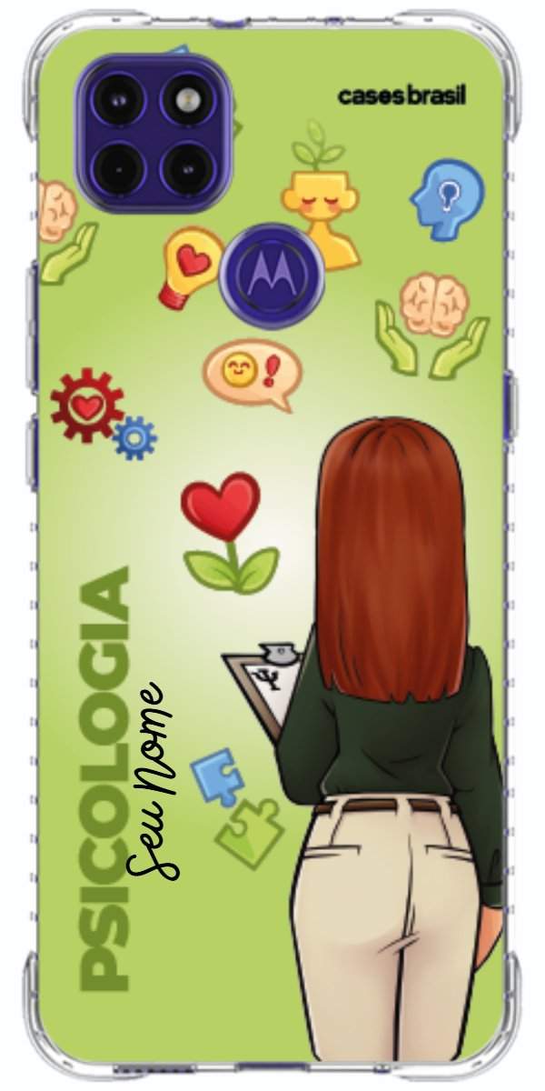Capinha para celular Psicologia - Boneca Profissão Com Fundo