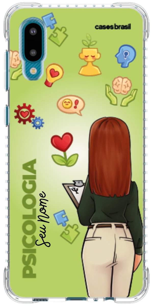 Capinha para celular Psicologia - Boneca Profissão Com Fundo