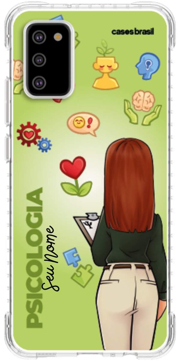 Capinha para celular Psicologia - Boneca Profissão Com Fundo