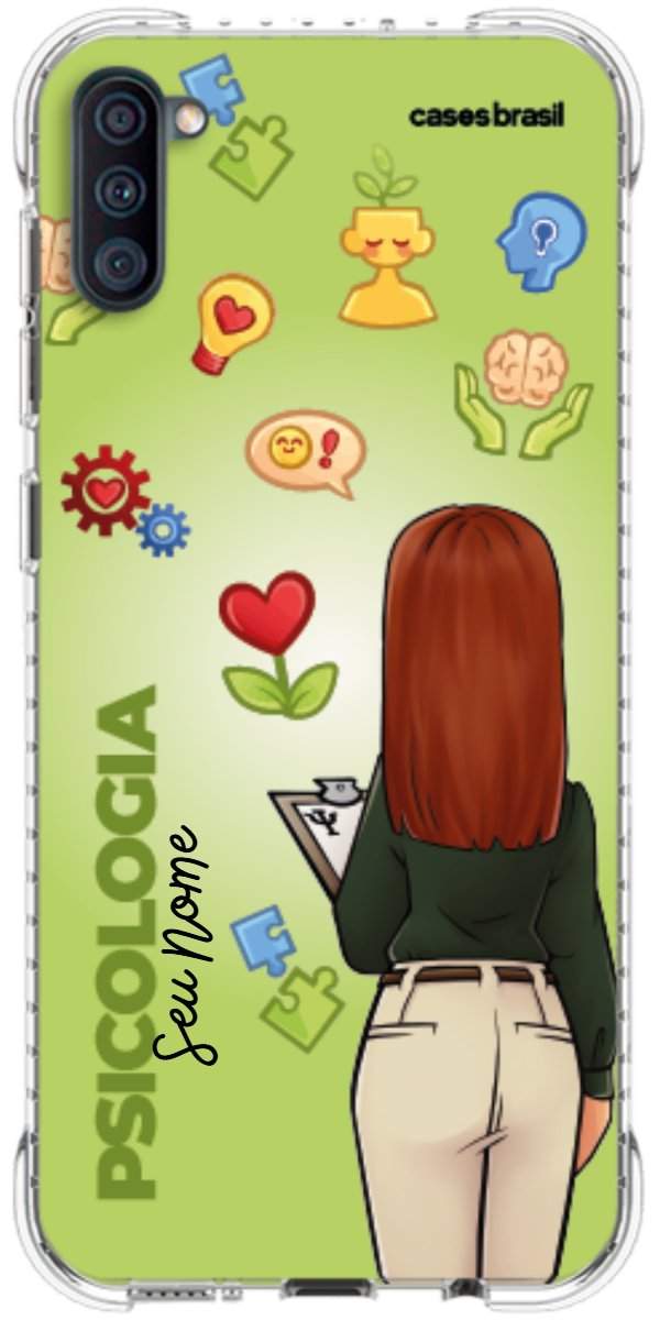 Capinha para celular Psicologia - Boneca Profissão Com Fundo