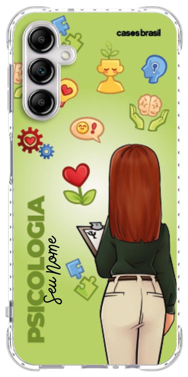 Capinha para celular Psicologia - Boneca Profissão Com Fundo