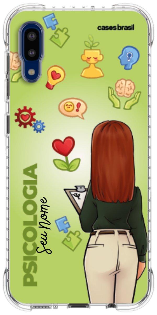 Capinha para celular Psicologia - Boneca Profissão Com Fundo