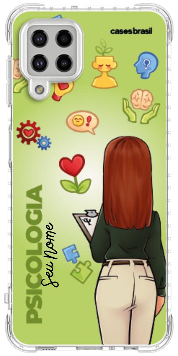 Capinha para celular Psicologia - Boneca Profissão Com Fundo