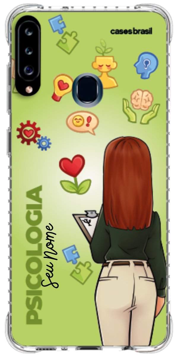 Capinha para celular Psicologia - Boneca Profissão Com Fundo