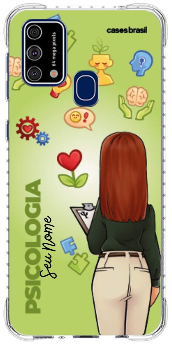Capinha para celular Psicologia - Boneca Profissão Com Fundo