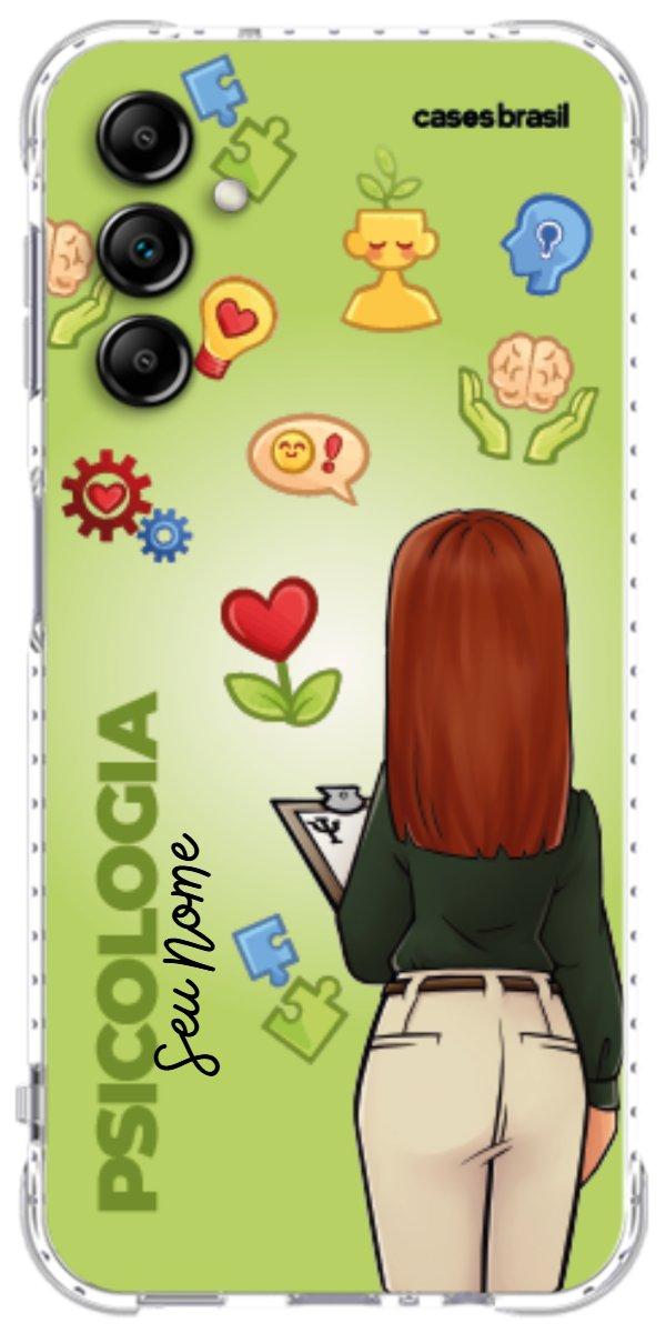 Capinha para celular Psicologia - Boneca Profissão Com Fundo