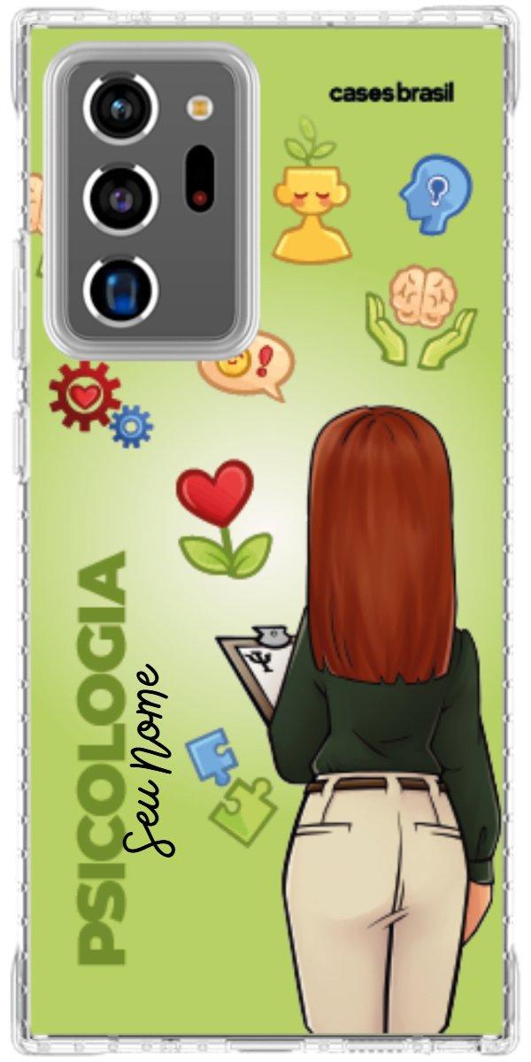 Capinha para celular Psicologia - Boneca Profissão Com Fundo