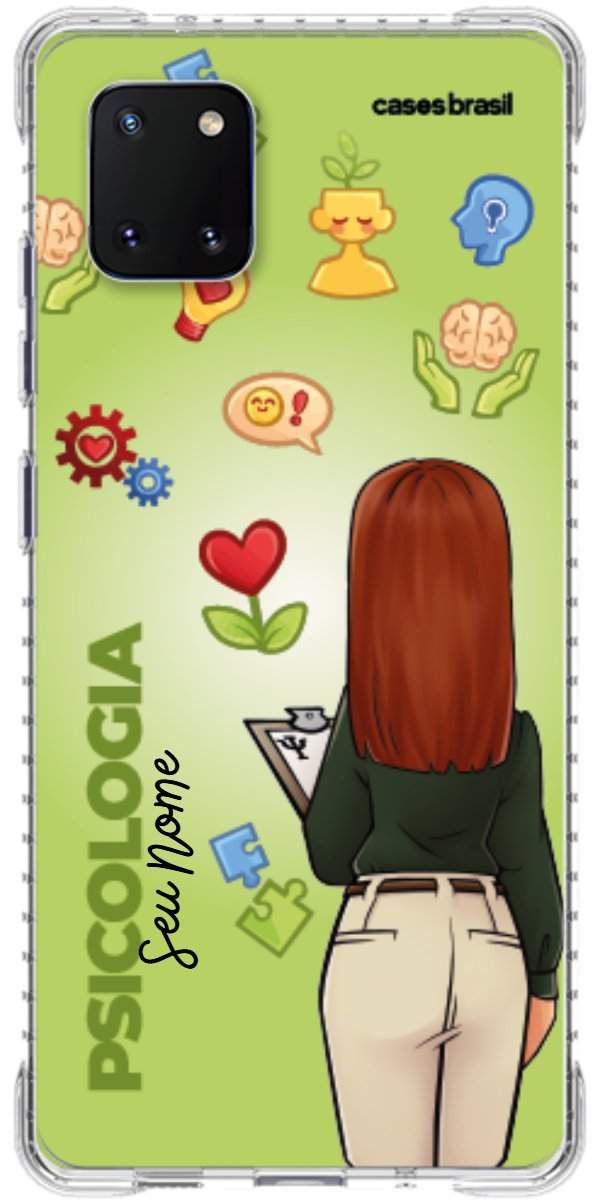 Capinha para celular Psicologia - Boneca Profissão Com Fundo