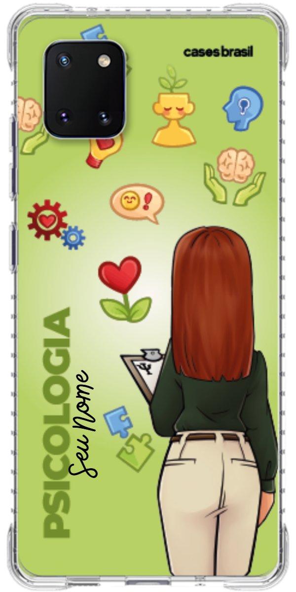 Capinha para celular Psicologia - Boneca Profissão Com Fundo