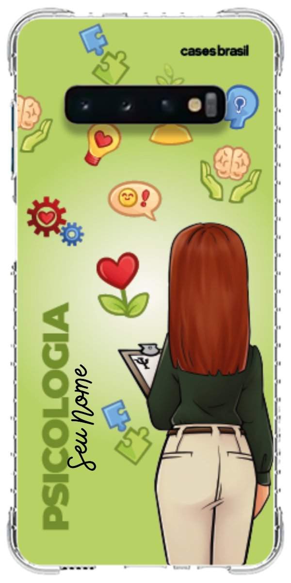 Capinha para celular Psicologia - Boneca Profissão Com Fundo
