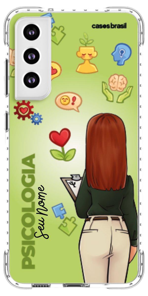 Capinha para celular Psicologia - Boneca Profissão Com Fundo