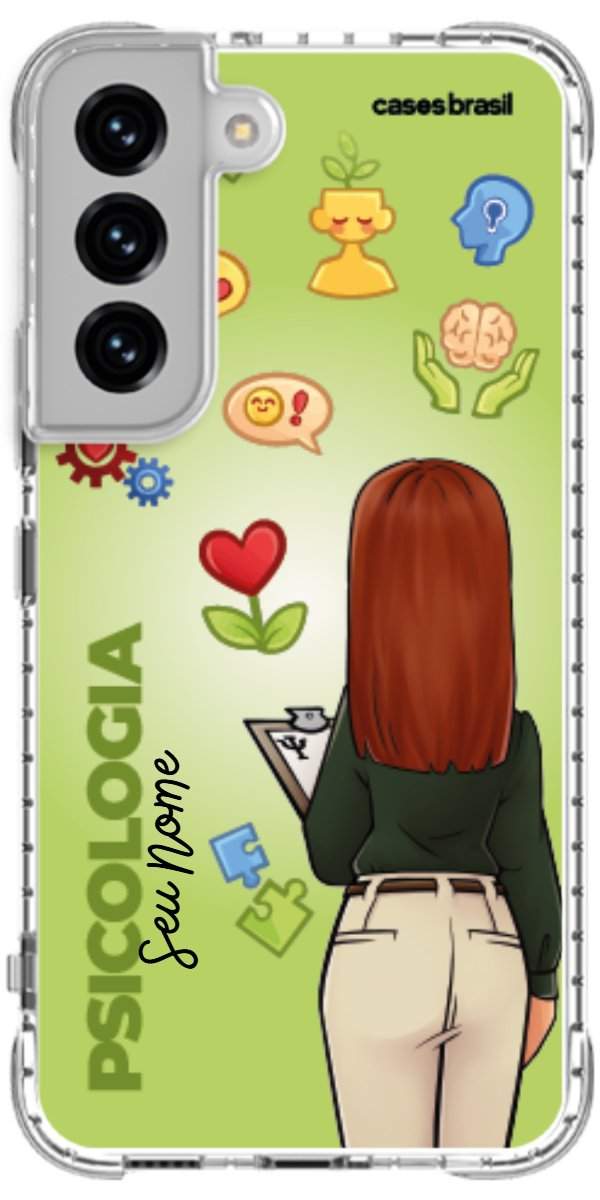 Capinha para celular Psicologia - Boneca Profissão Com Fundo