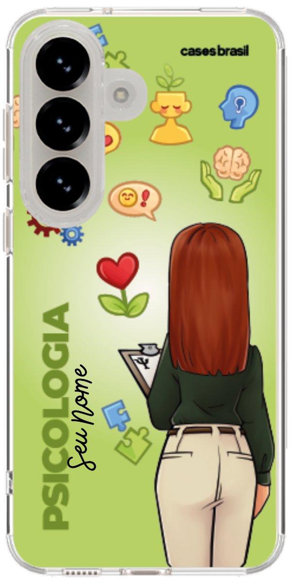 Capinha para celular Psicologia - Boneca Profissão Com Fundo