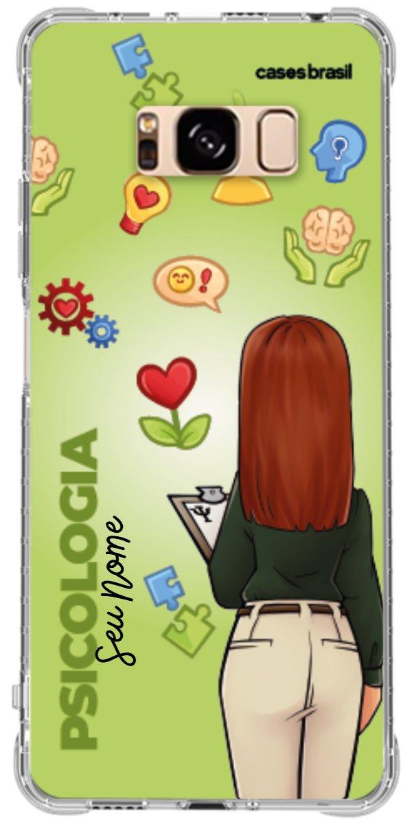 Capinha para celular Psicologia - Boneca Profissão Com Fundo
