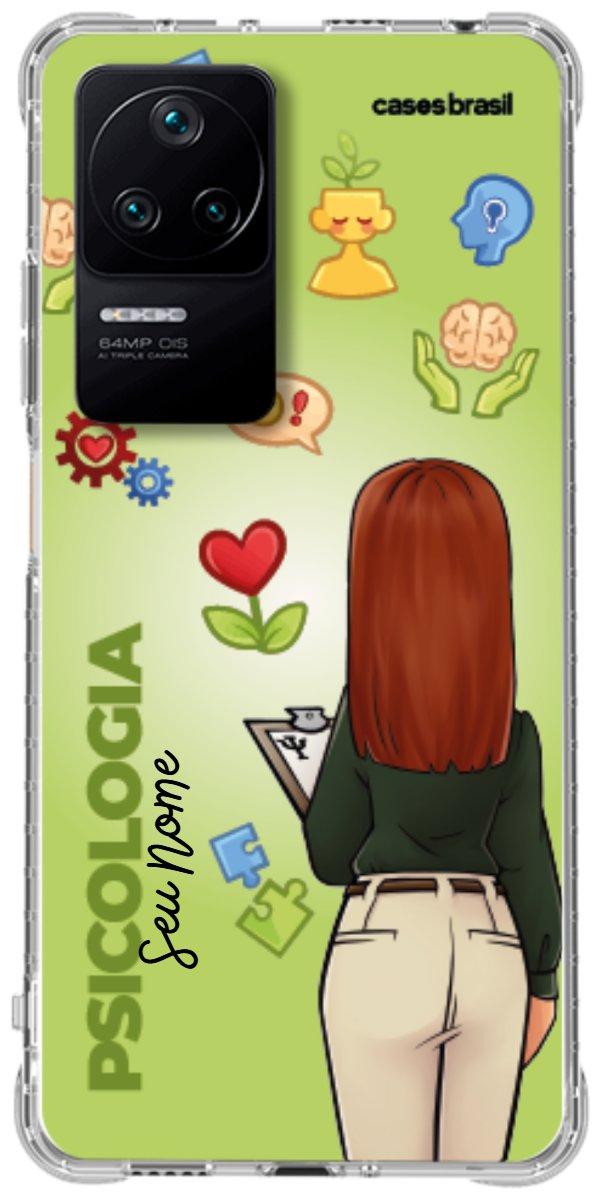 Capinha para celular Psicologia - Boneca Profissão Com Fundo
