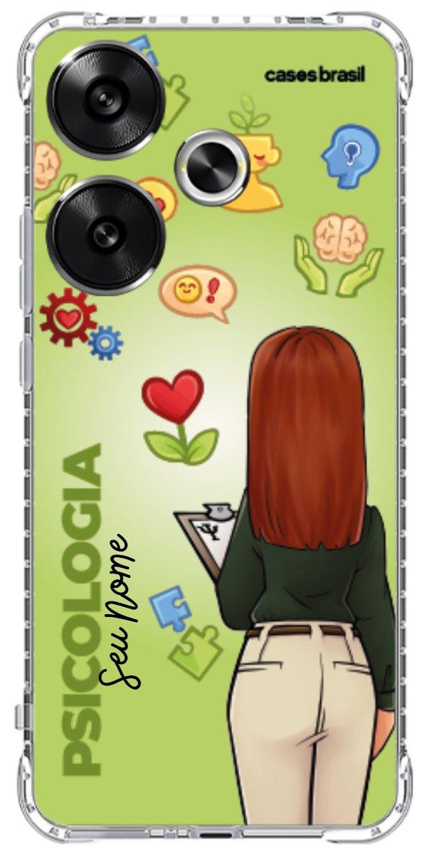 Capinha para celular Psicologia - Boneca Profissão Com Fundo