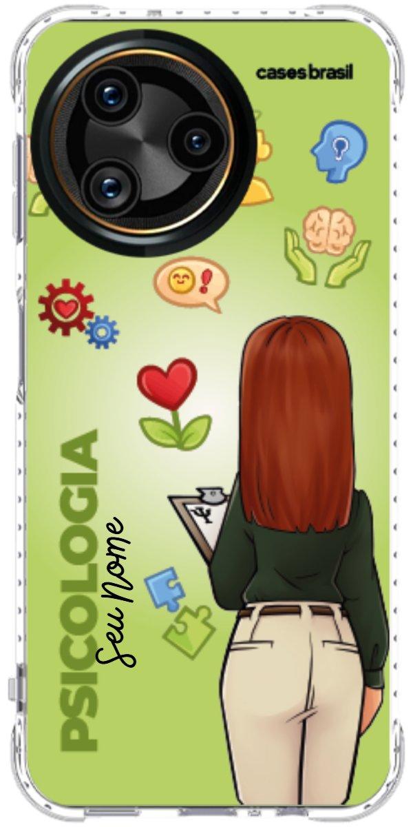 Capinha para celular Psicologia - Boneca Profissão Com Fundo