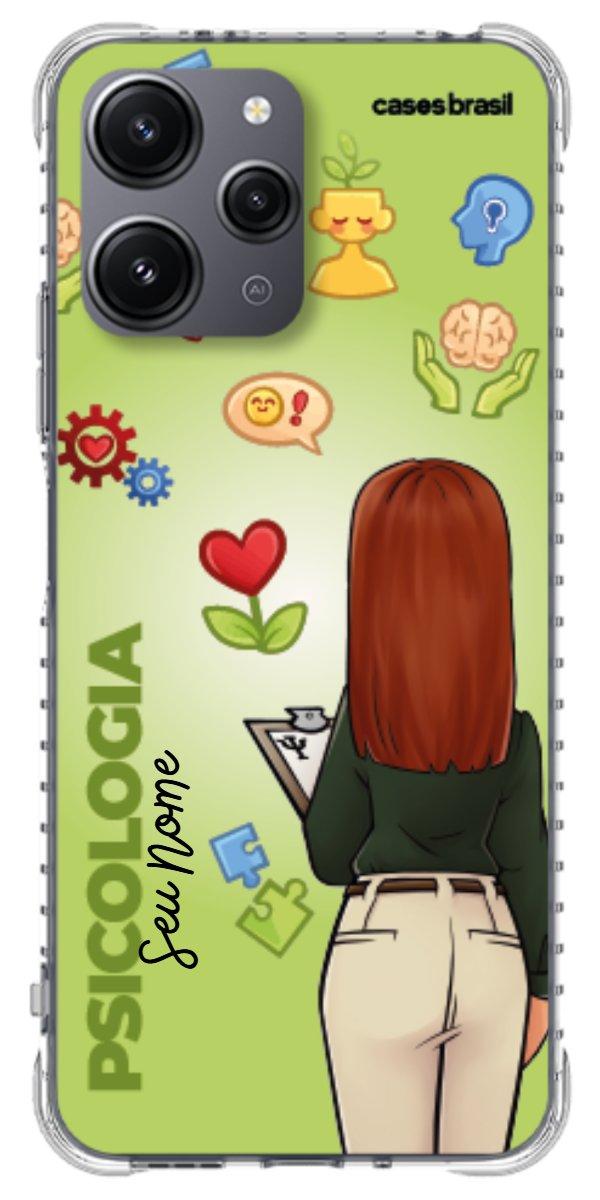 Capinha para celular Psicologia - Boneca Profissão Com Fundo