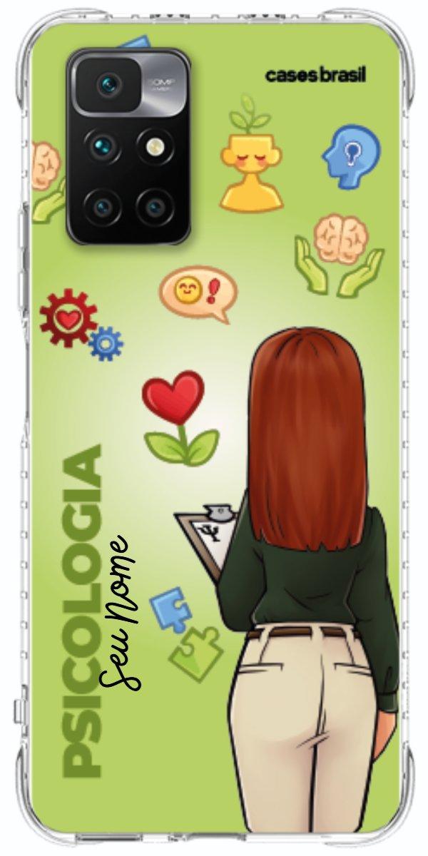 Capinha para celular Psicologia - Boneca Profissão Com Fundo