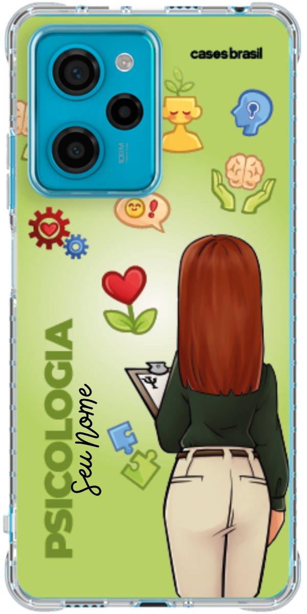 Capinha para celular Psicologia - Boneca Profissão Com Fundo