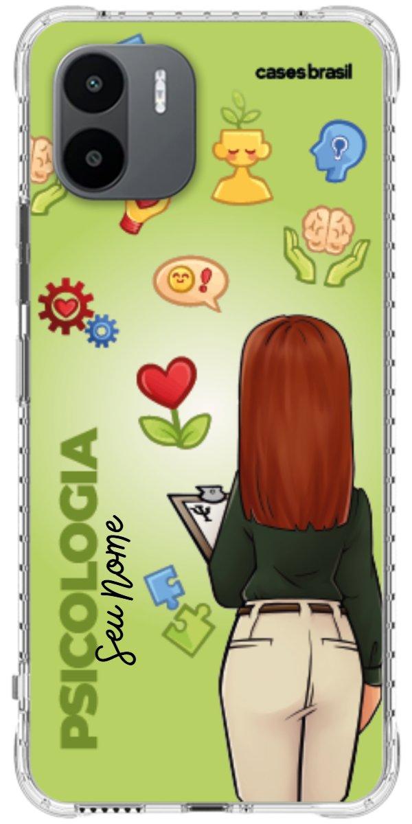 Capinha para celular Psicologia - Boneca Profissão Com Fundo
