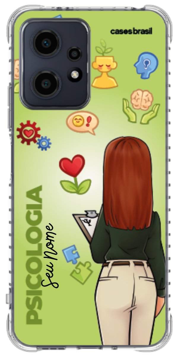 Capinha para celular Psicologia - Boneca Profissão Com Fundo