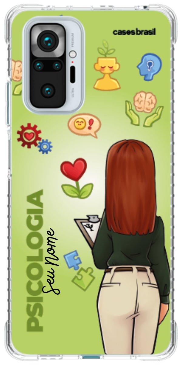 Capinha para celular Psicologia - Boneca Profissão Com Fundo