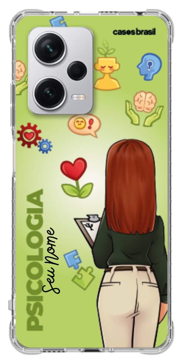 Capinha para celular Psicologia - Boneca Profissão Com Fundo