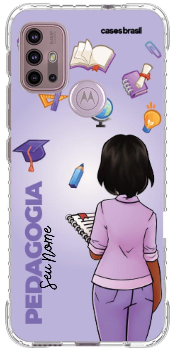 Capinha para celular Pedagogia - Boneca Profissão Com Fundo