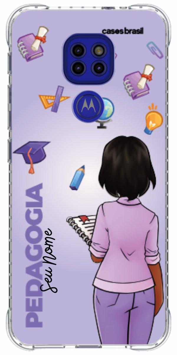 Capinha para celular Pedagogia - Boneca Profissão Com Fundo