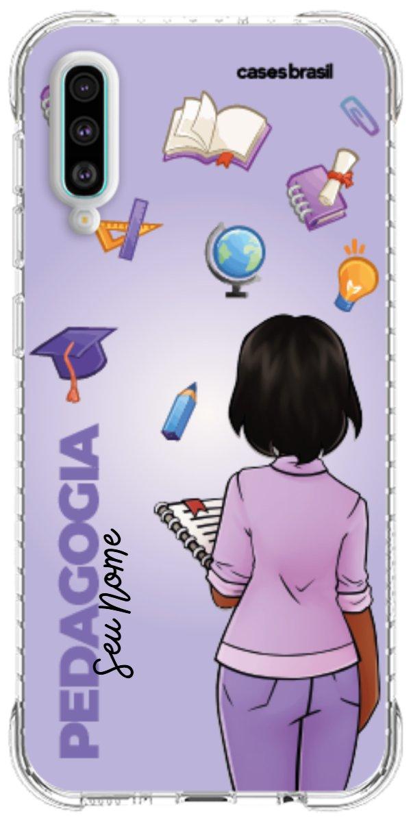 Capinha para celular Pedagogia - Boneca Profissão Com Fundo