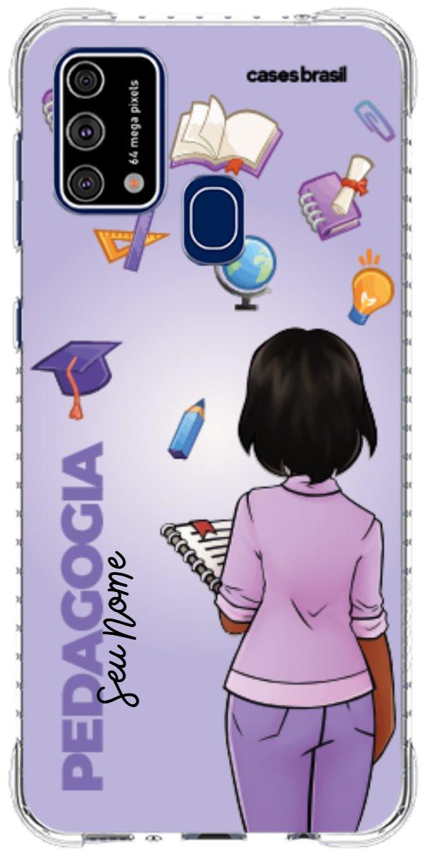 Capinha para celular Pedagogia - Boneca Profissão Com Fundo