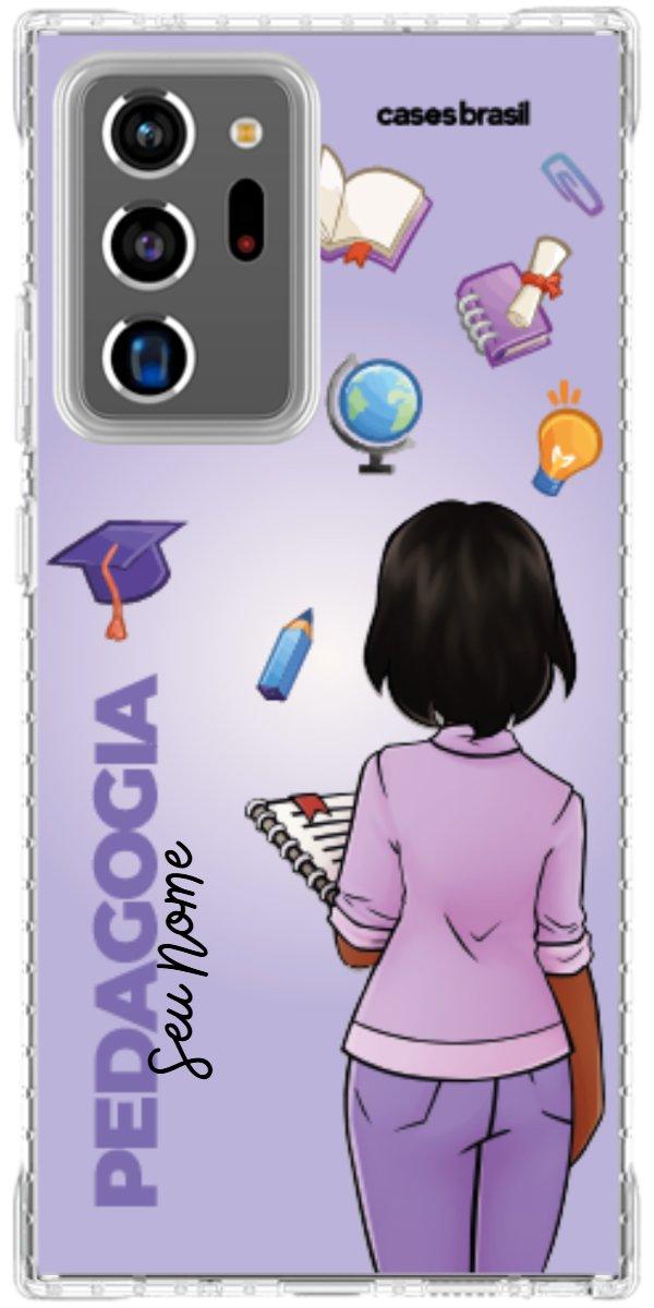 Capinha para celular Pedagogia - Boneca Profissão Com Fundo