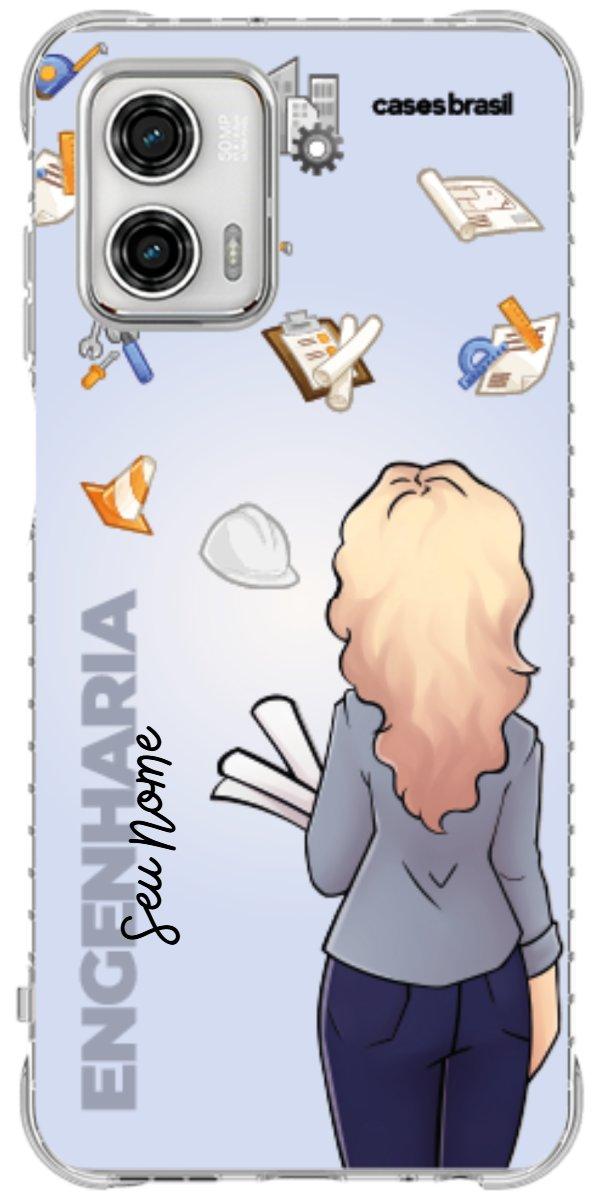 Capinha para Celular Engenharia - Boneca Profissão Com Fundo