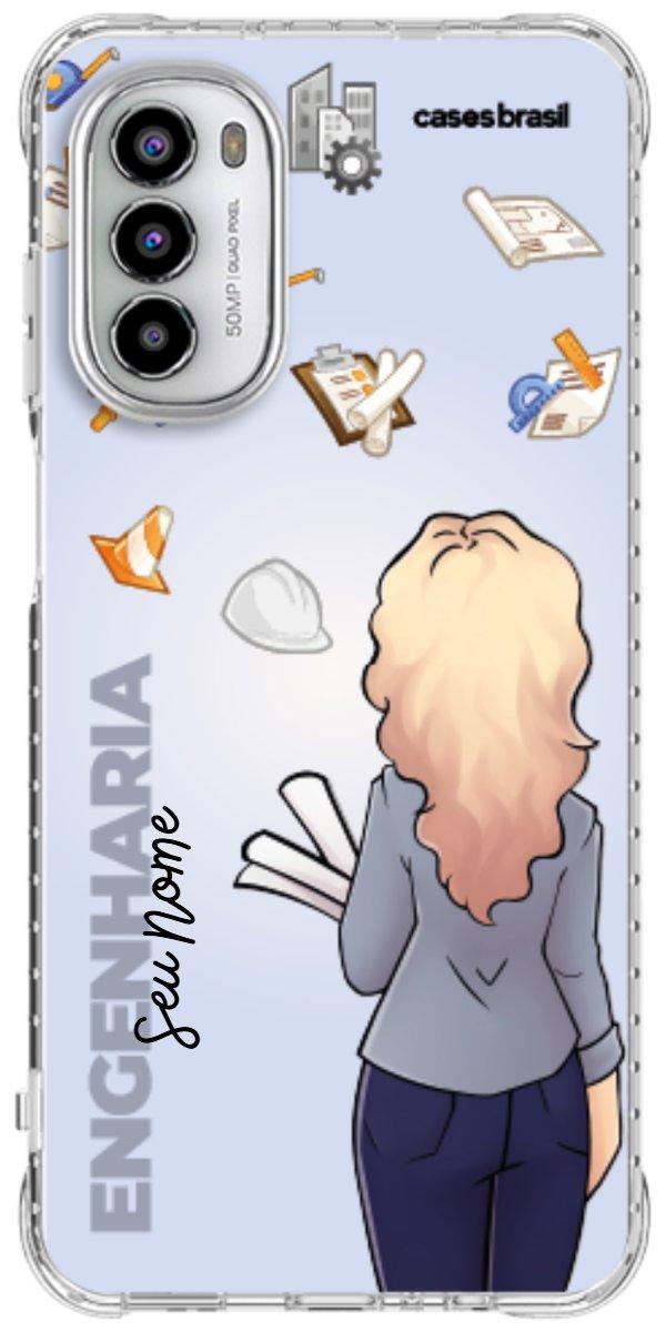 Capinha para Celular Engenharia - Boneca Profissão Com Fundo