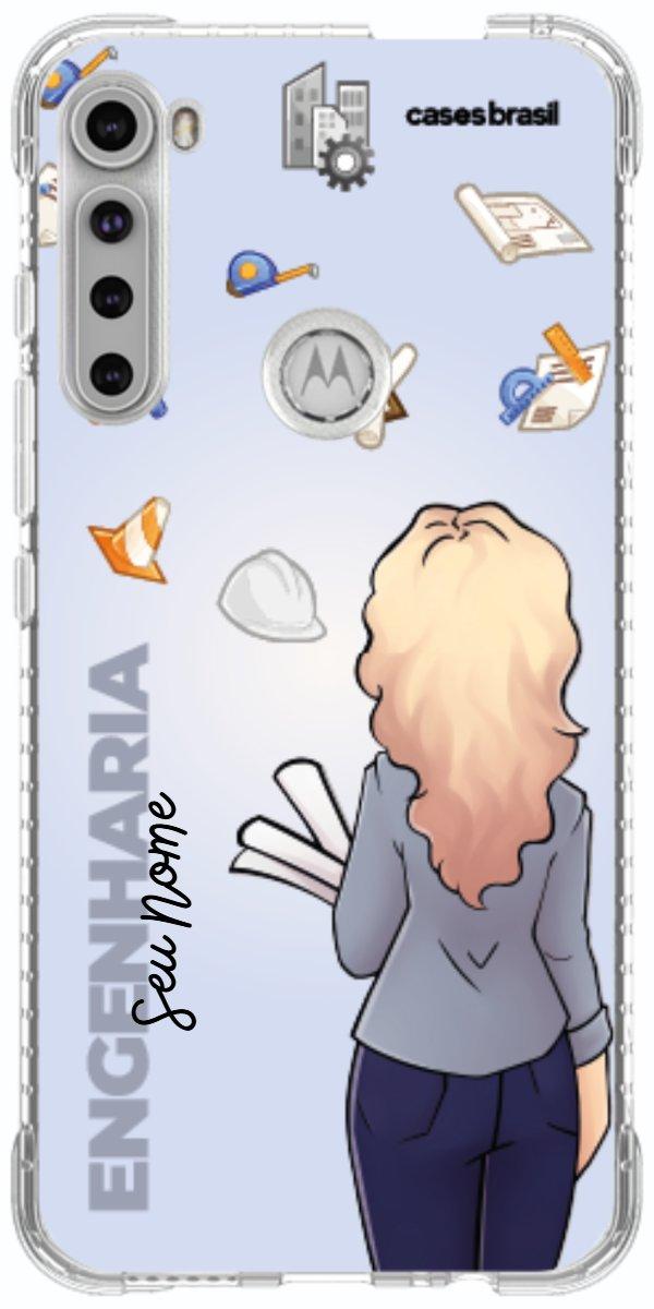 Capinha para Celular Engenharia - Boneca Profissão Com Fundo