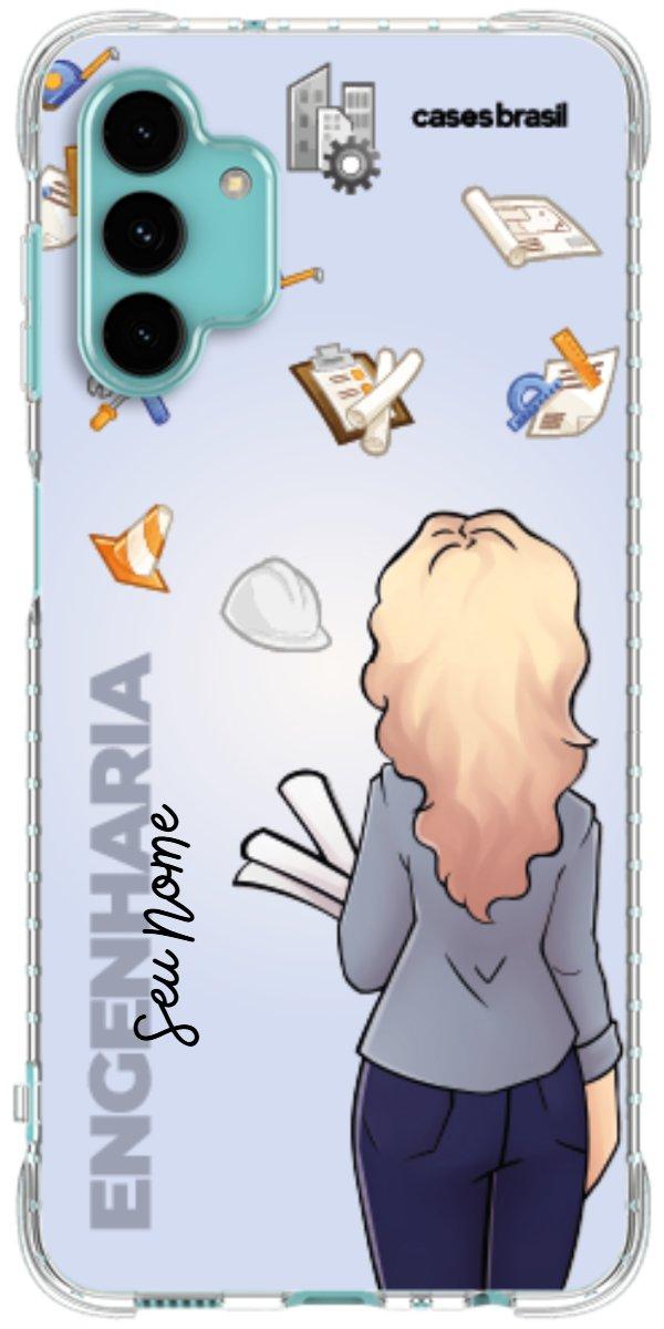 Capinha para Celular Engenharia - Boneca Profissão Com Fundo