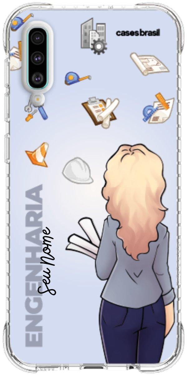 Capinha para Celular Engenharia - Boneca Profissão Com Fundo
