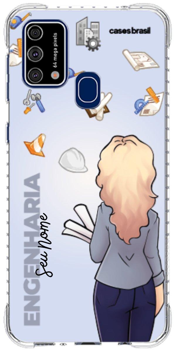 Capinha para Celular Engenharia - Boneca Profissão Com Fundo
