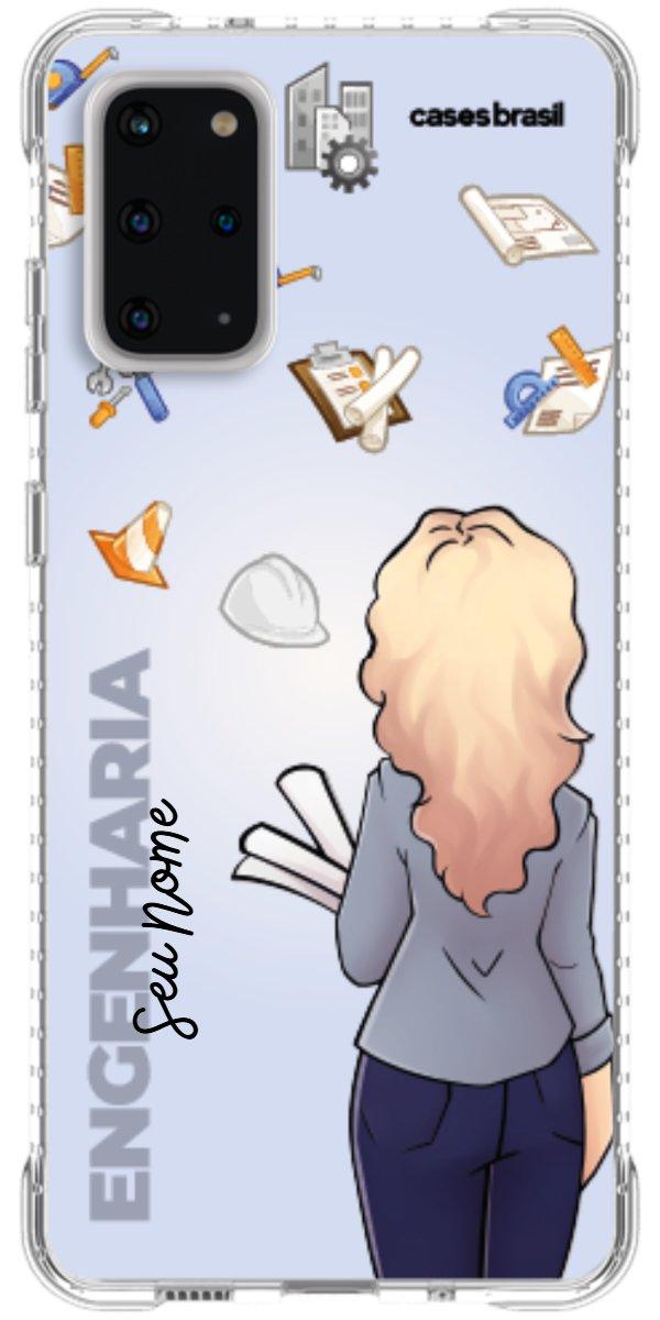 Capinha para Celular Engenharia - Boneca Profissão Com Fundo